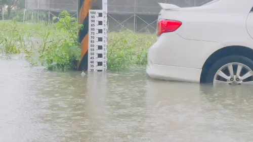 ▲嘉義朴子淹水（圖／翻攝自朴子民意觀察站）