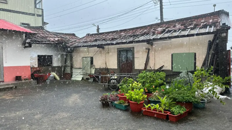 嘉義真實慘況！屋頂破找不到人修「給它漏」、颱風走了電視仍斷訊