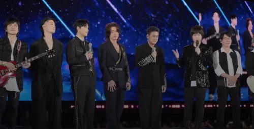 ▲五月天促成F4同台,勾起粉絲心中的青春回憶。(圖/相信音樂提供) ▲五月天促成F4同台,勾起粉絲心中的青春回憶,北京鳥巢場。(圖/相信音樂提供)