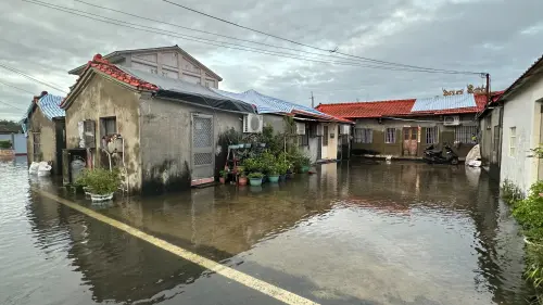 ▲嘉義布袋淹水(圖/民眾提供) ▲嘉義布袋淹水(圖/民眾提供)