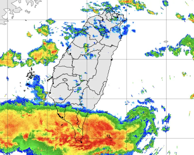 豪雨特報／雨轟20縣市！最新「警戒範圍」出爐　南高屏是一級戰區