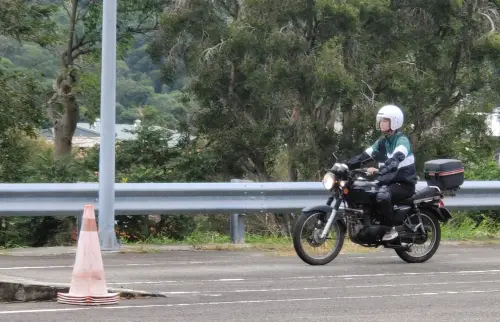 ▲森林護管員術科測驗之一是騎循環檔車。（示意圖／林業及自然保育署新竹分署提供）