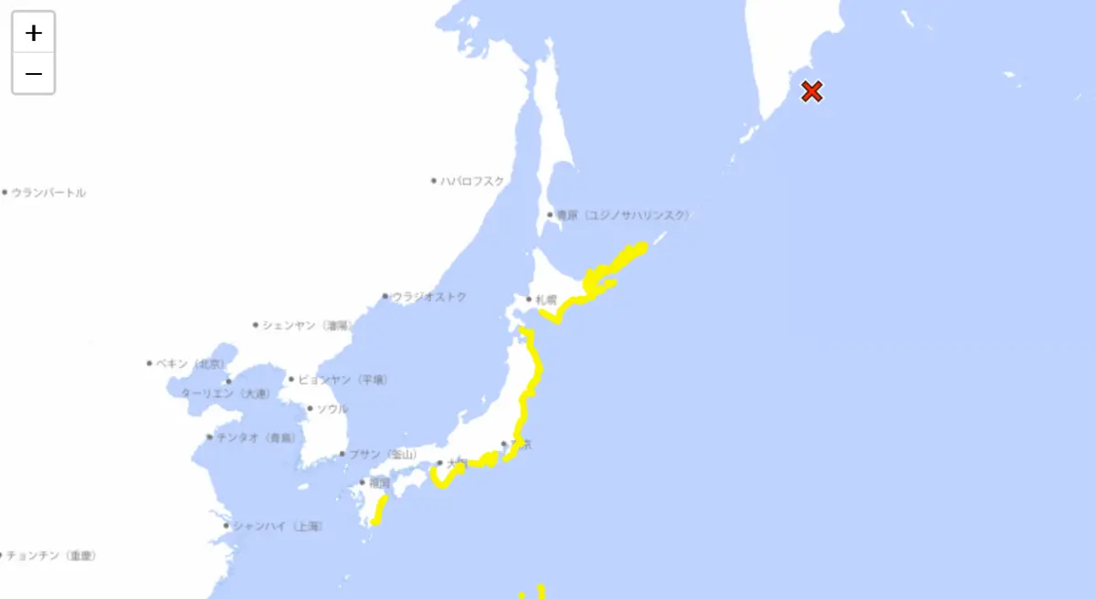 俄羅斯外海爆規模8強震！日本氣象廳急發海嘯注意報