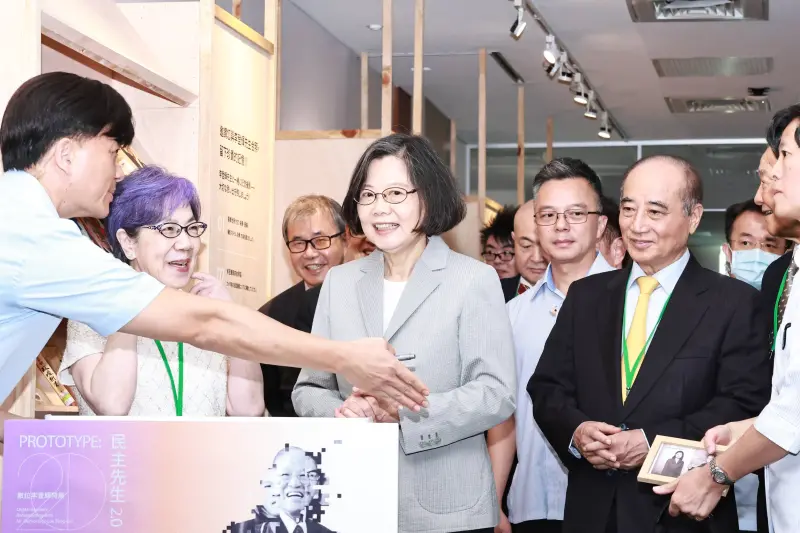 ▲蔡英文出席李登輝特展。（圖／記者吳翊緁攝，2025.07.30 ）