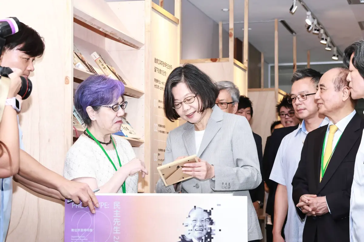 ▲蔡英文出席李登輝特展。（圖／記者吳翊緁攝，2025.07.30 ）