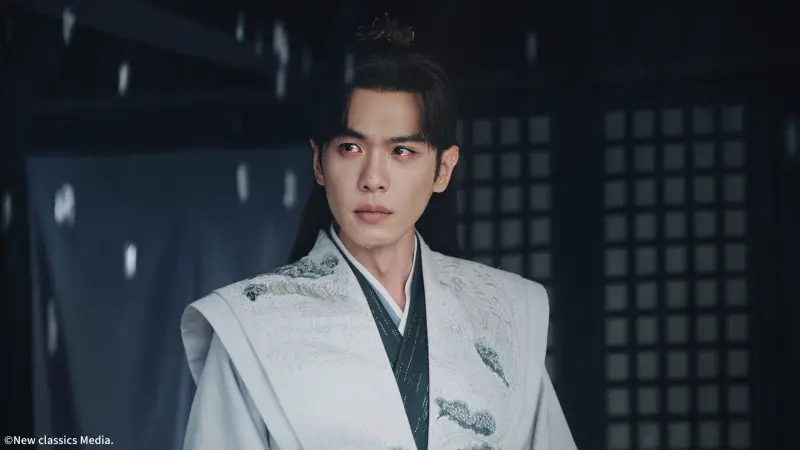 ▲張若昀（如圖）時隔5年回歸《慶餘年》第二季，外型消瘦不少的他，私下其實很愛做菜，家裡還有專屬菜單讓老婆唐藝昕點餐。（圖／中天娛樂台提供）