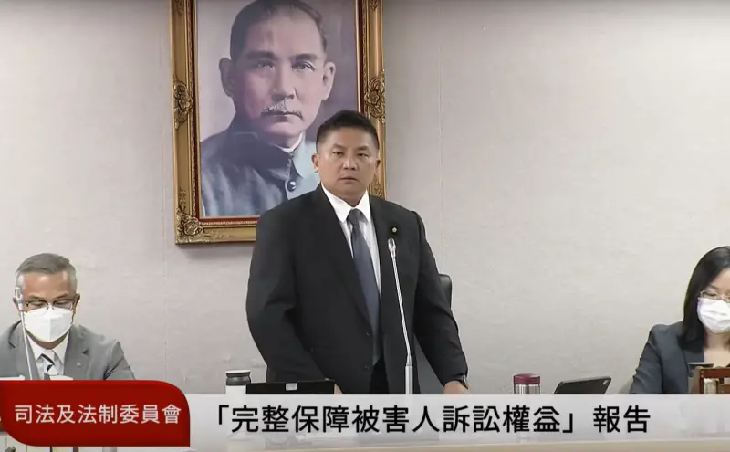 ▲吳宗憲不滿檢調辦藍不辦綠，怒轟司法悲哀。（圖／翻攝立院ivod系統）