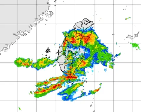 中南部致災豪雨還不會停！10縣市下到整片橘紫色 雨勢趨緩時間曝