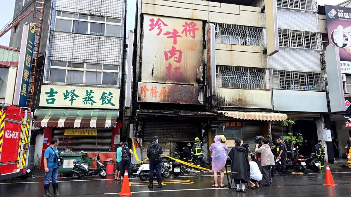 台中老字號牛肉麵店大火！3代5口受困 孫女到阿公家玩葬身火海