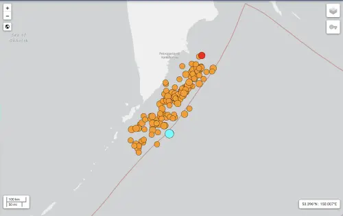 快訊／8.8強震才過一天！俄堪察加外海又在晃　發生規模6.2地震
