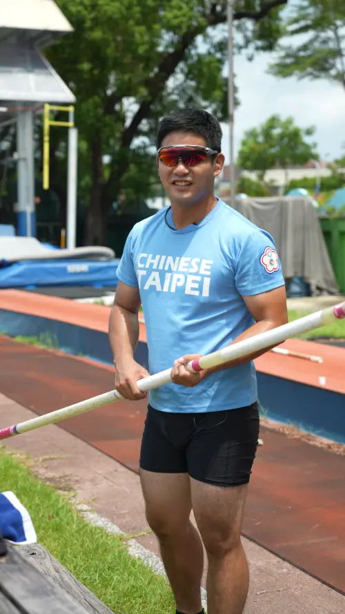 ▲臺灣聽障男子撐竿跳紀錄保持人－陳重宇。(圖/新北市體育局提供)