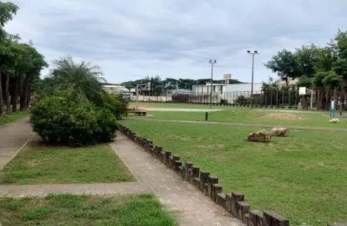 ▲台電公司大林發電廠認養公園造景植樹減碳，以嘉惠地方。(圖／台電公司大林發電廠提供)