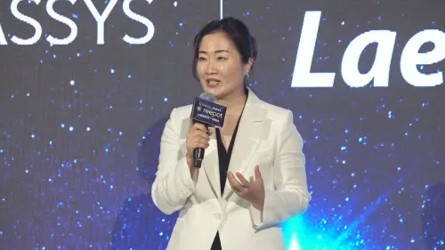 ▲韓國醫美儀器品牌市場總監Laehee Kim評估，台灣市場在醫美領域中具備不可取代的重要角色。（圖／NOWNEWS攝）