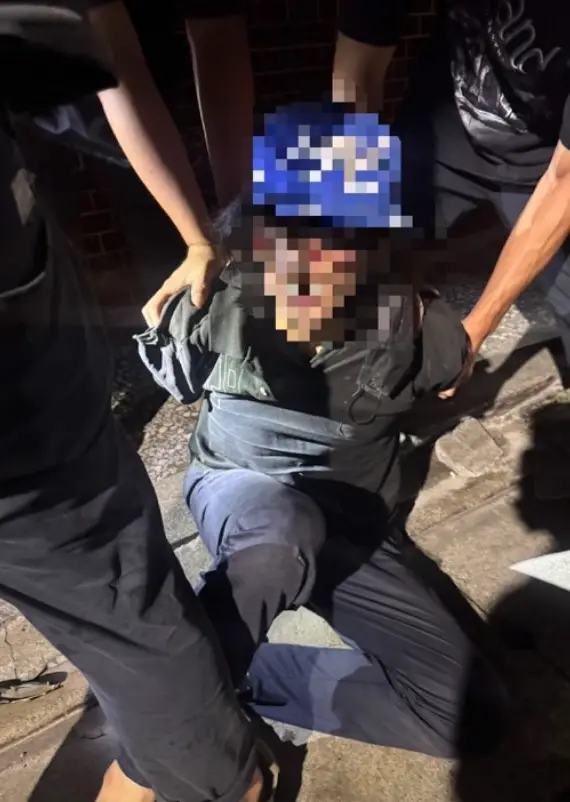 ▲ 警方鎖定一名男子涉有重嫌，循線前往新莊中平路一處民宅拘提陳姓嫌犯到案，帶回偵辦。（圖／翻攝畫面）