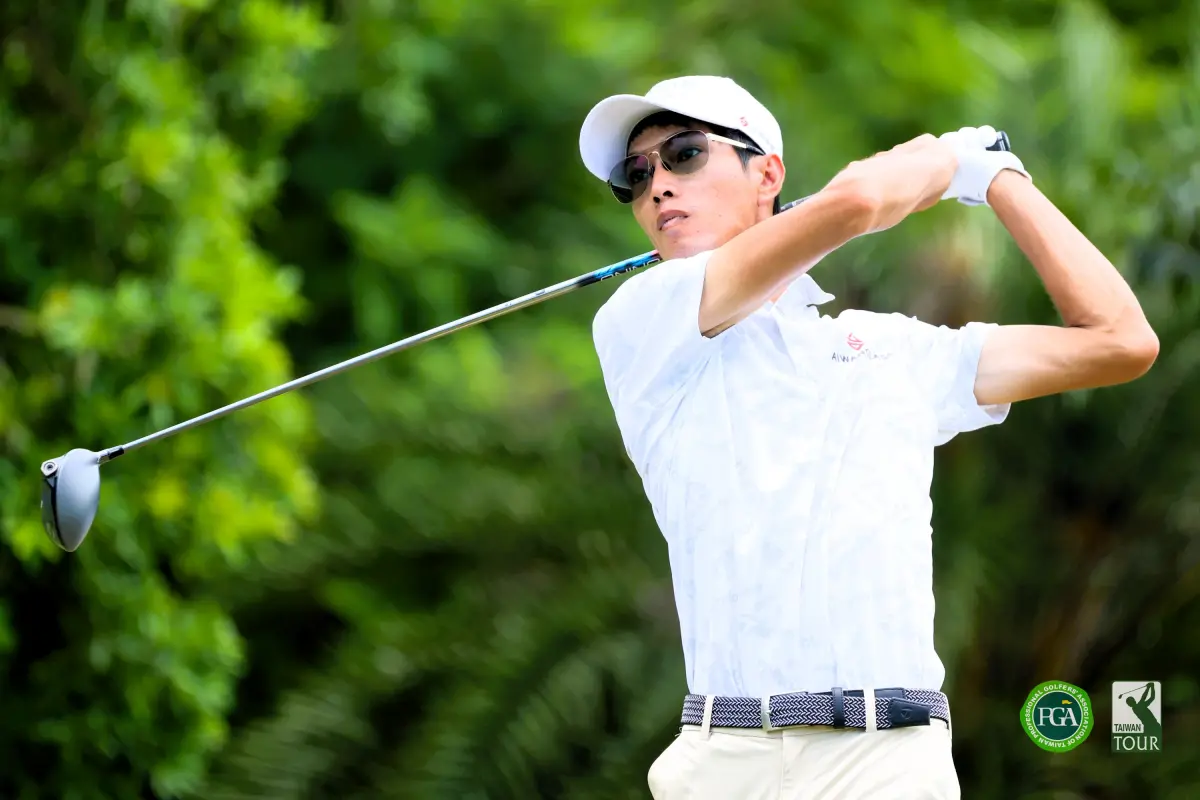 ▲張緯綸以三回合總桿198桿(-18)暫並列第一。(圖／TPGA提供) 