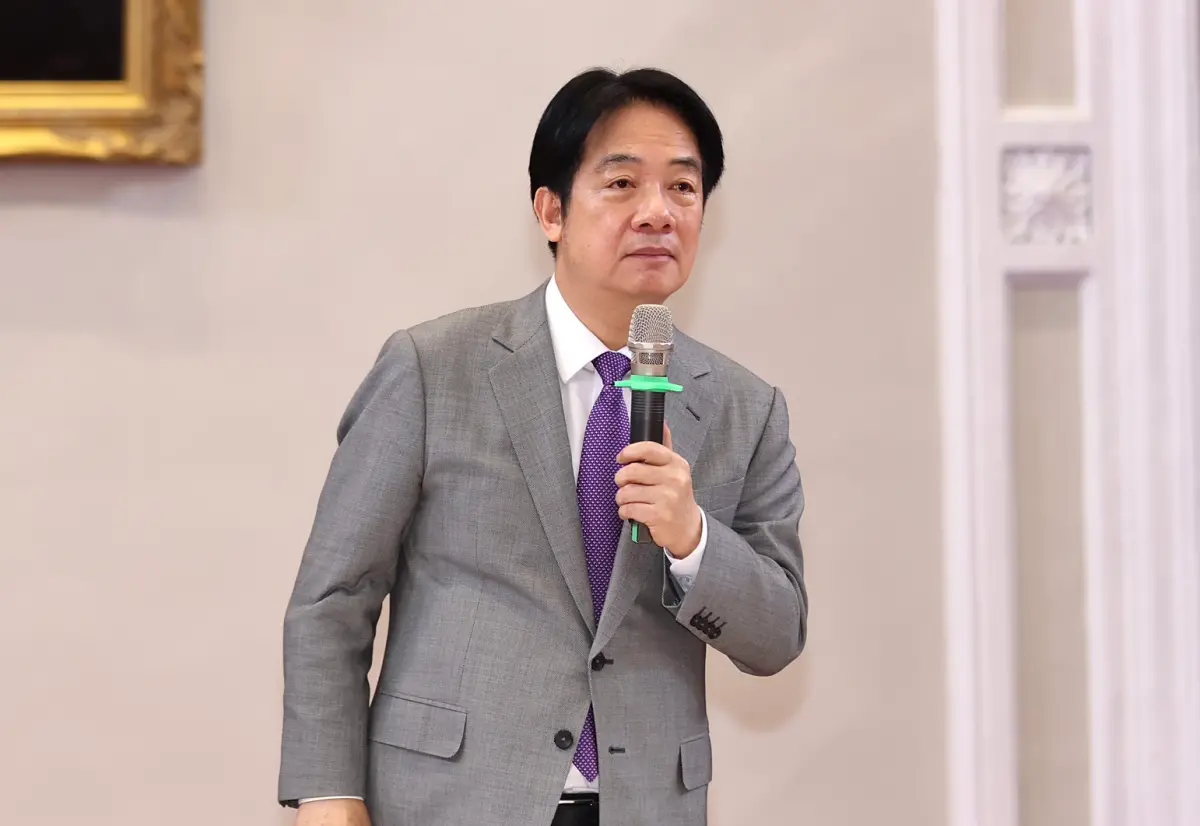 ▲總統賴清德發文使用「終戰」二字。（圖／記者朱永強攝，2025.08.01）