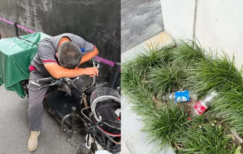 ▲柳惠英單純分享拍下的外送員、地板寶特瓶等照片,沒有任何指責文案,卻惹得中國網友不開心。(圖/ryuniverse328 IG) ▲柳惠英單純分享拍下的外送員、地板寶特瓶等照片,沒有任何指責文案,卻惹得中國網友不開心。(圖/ryuniverse328 IG)