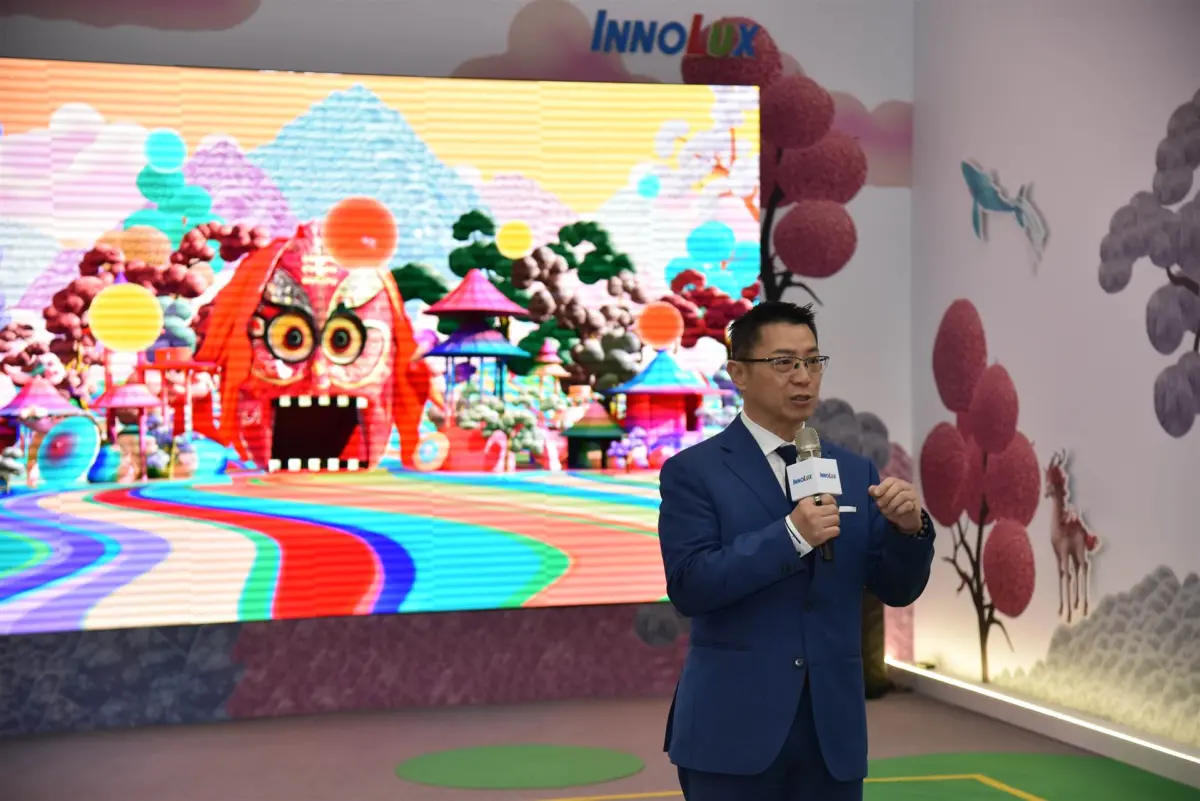 ▲群創光電董事長洪進揚。（圖╱群創提供）