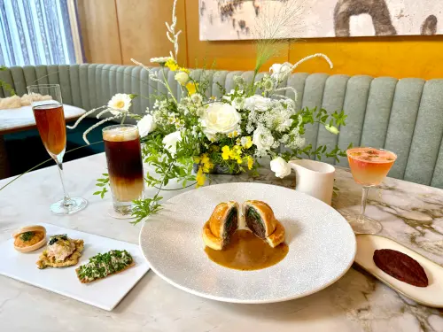 星巴克江振誠「星璨饗宴套餐」開箱!威靈頓和牛、阿法奇朵好驚艷 ▲(圖/記者蕭涵云攝)