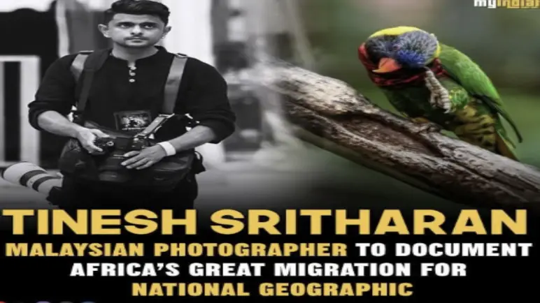 ▲馬來西亞攝影師迪內什．斯里塔倫（Dinesh Sritaren），成功獲選為《國家地理》雜誌2025年度「野生動物保育探險家」。（圖／翻攝自中國報）