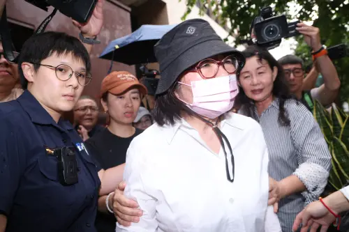 ▲台北地方法院審理國民黨台北市黨部主委黃呂錦茹涉罷免連署不實。（圖／記者林調遜攝影）