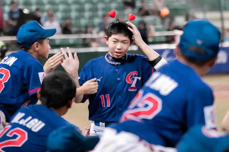 ▲U12中華隊今日在超級循環賽交手韓國隊，在延長賽第9局攻7分，終場就以11：5擊退韓國隊。（圖／中華棒協提供）