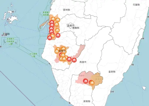 雨彈炸19縣市！不只台南！水利署列4縣市「43地區」一級淹水警戒
