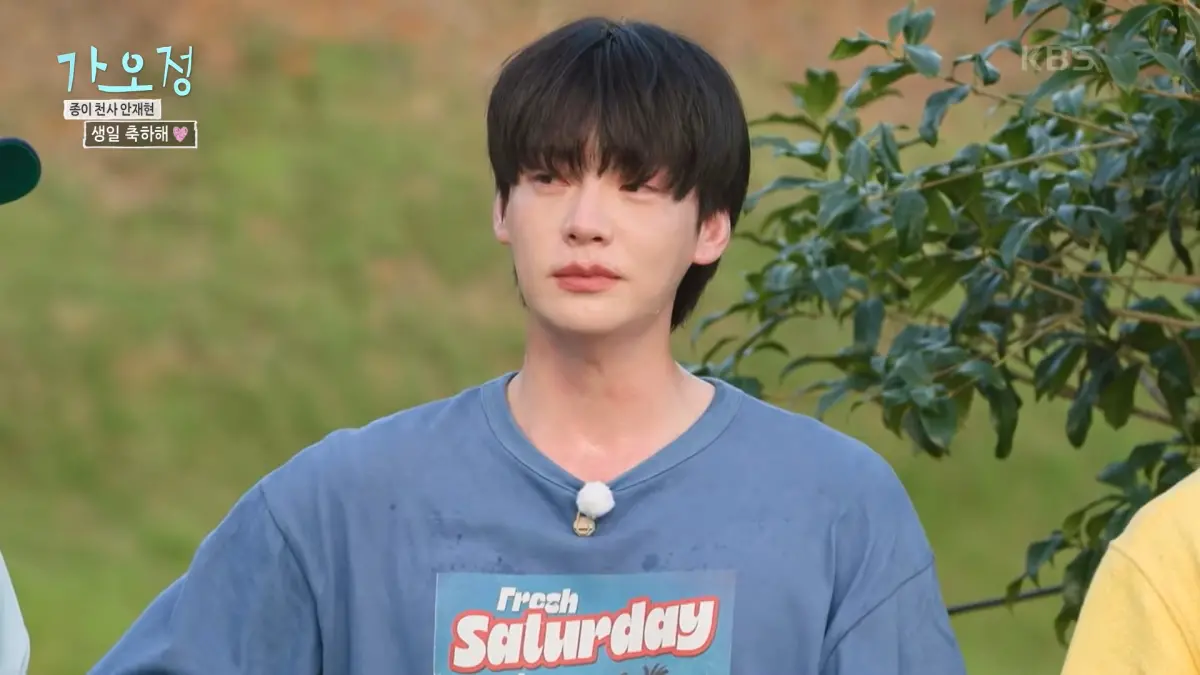 ▲安宰賢（如圖）離婚具惠善後，曾透露想遇見好人，生日當天喜收前輩李珉廷的卡片，看到1句「希望你也能遇見一個好人」當場落淚。（圖／KBS Entertain YouTube）