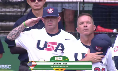 U12世界盃／美國主帥唱國歌未脫帽改「行軍禮」！原來背景不簡單
