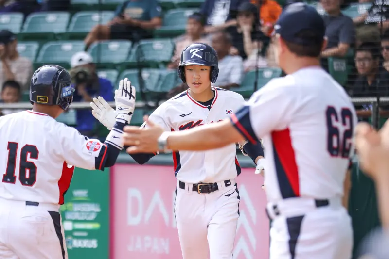 ▲U12韓國隊預賽拿下5連勝，複賽目前拿下1勝1敗，今日將與中華隊正面對決。（圖／中華棒協提供）