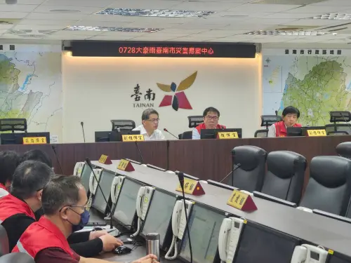 南部大雨！政院雲嘉南災後復原前進指揮所　協助台南市救災
