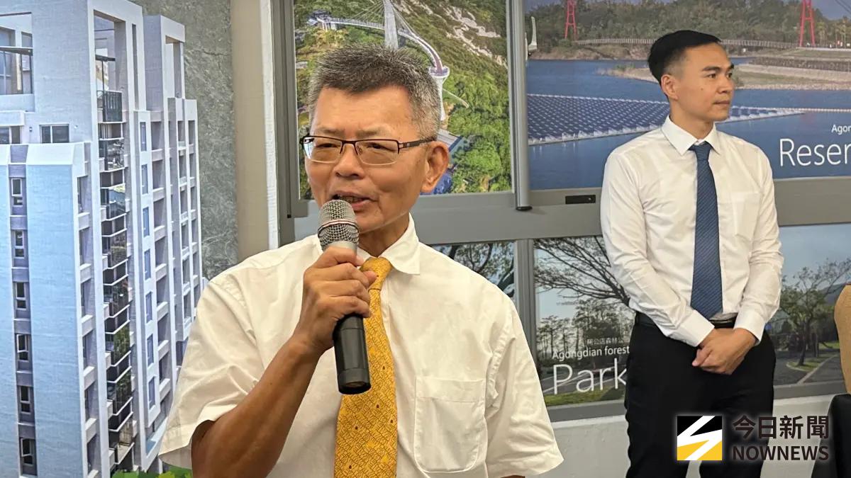 ▲前高雄縣長楊秋興擔任董事長的「鈺興建設」燕巢大樓新案「御景」舉辦完工茶會。（圖／記者陳美嘉攝，2025.08.02）