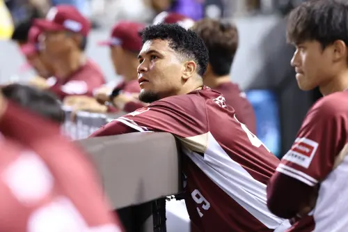 ▲樂天桃猿威能帝面對中信兄弟主投8.1局狂飆14次三振卻沒拿勝投，成中職史上第2人。（圖／樂天桃猿提供）