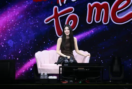 ▲韓韶禧重現經典角色表情，感謝粉絲溫暖支持。（圖／林柏年攝影）