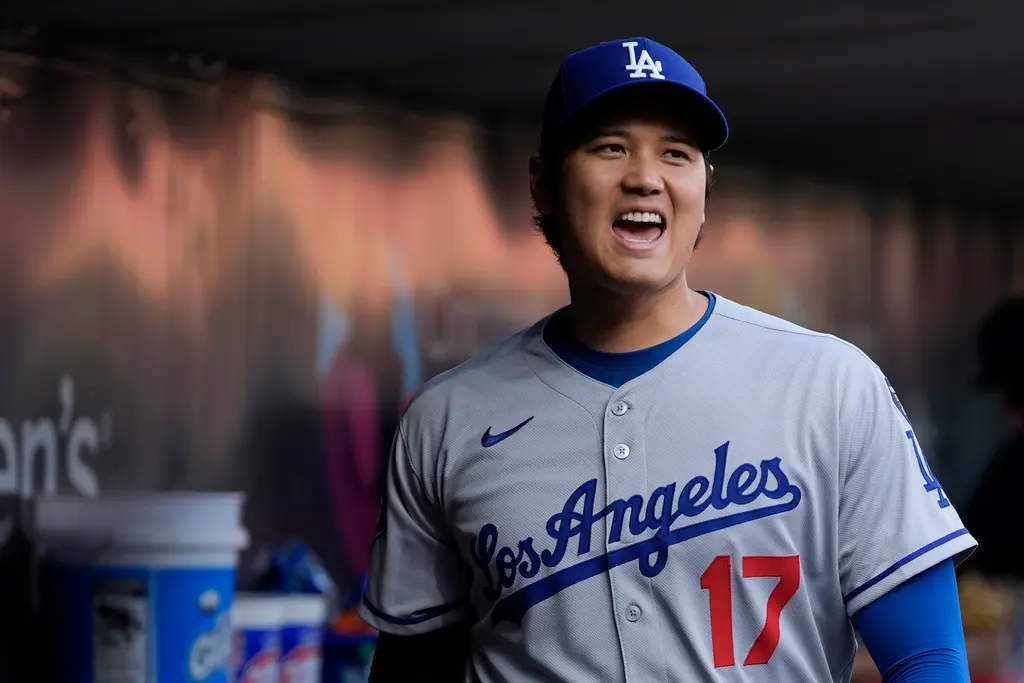 ▲道奇一壘指導教練伍德沃德（Chris Woodward）盛讚大谷翔平是「所遇過最真誠的人」，親身見證他獨一無二的人格魅力與進化。（圖／美聯社／達志影像）