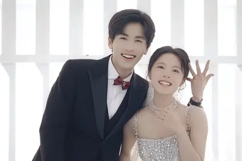 ▲《櫻桃琥珀》收官，張凌赫、趙今麥甜蜜舉行婚禮。（圖／翻攝自櫻桃琥珀微博）