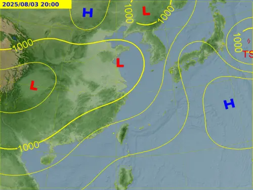 ▲台灣2025年7月下旬至8月初，都一直處於大低壓帶不穩定的環境內。（圖／翻攝自中央氣象署cwa.gov.tw）