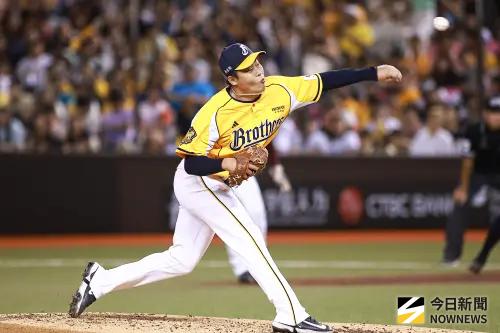 ▲中信兄弟目前墊底，今日推出左投魏碩成，目標替球隊止敗。（圖／記者葉政勳攝 ,2025.08.03）