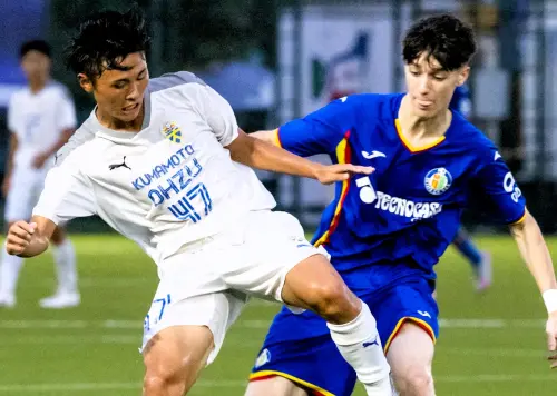 ▲Getafe FC與日本名門大津高校激戰成和，最終以3比1於PK大戰中勝出，勇奪冠軍。(圖/柏文事業有限公司提供)