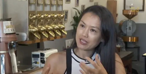 寮國首都萬象的一家咖啡館,堅持選用當地博拉文高原生產的咖啡豆。(圖/翻攝自X) ▲寮國首都萬象的一家咖啡館,堅持選用當地博拉文高原生產的咖啡豆。(圖/翻攝自X)