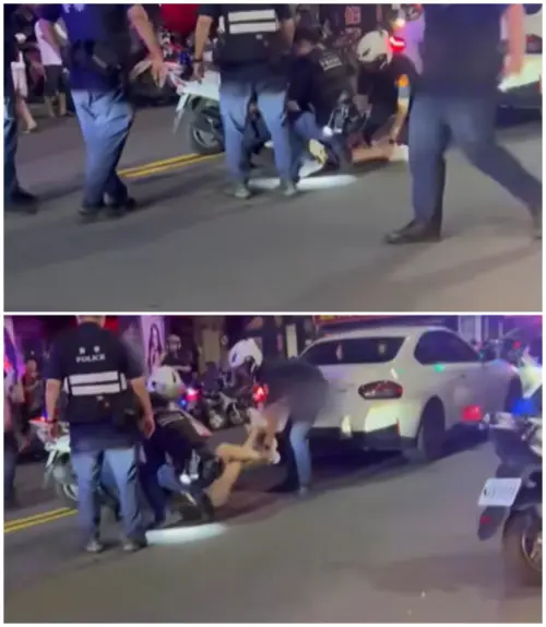 女星侯沁潔又出事!遭警攔查拒檢逃逸 慘被壓制在地畫面曝光(圖/侯沁潔臉書) ▲女星侯沁潔又出事!遭警攔查拒檢逃逸 慘被壓制在地畫面曝光(圖/翻攝自爆料公社)