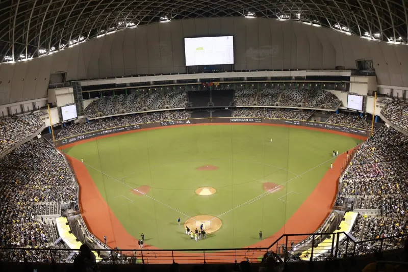 ▲中職實現把餅做大，8月大巨蛋場次高達21場，寫下歷史紀錄，其中中信兄弟分到15場為6隊最多，統一獅意外掛蛋。（圖／記者葉政勳攝 ,2025.08.03）