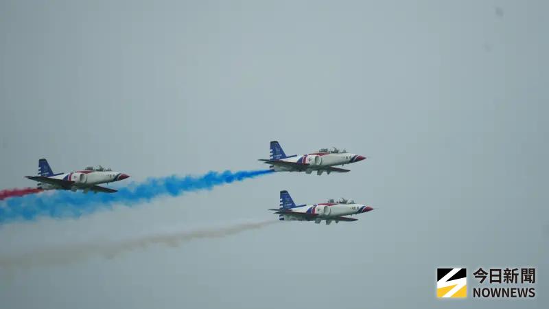 <p>▲雷虎小組AT-3教練機完成最後一次飛行任務。（圖／記者呂炯昌攝，2025.08.05）</p>