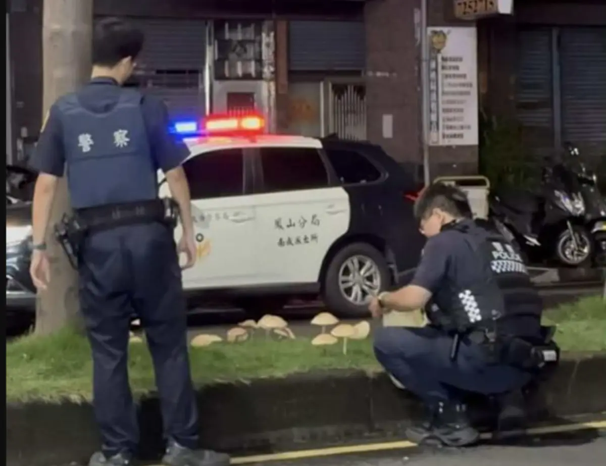 ▲警察拔菇引發網友與警界基層一片譁然。（圖／翻攝畫面）