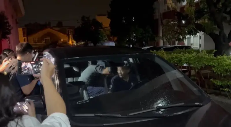 ▲砍死啦啦隊老闆凶嫌今被羈押禁見，遭起底曾涉台北萬華鑽石大樓槍擊案。（圖／畫面翻攝）