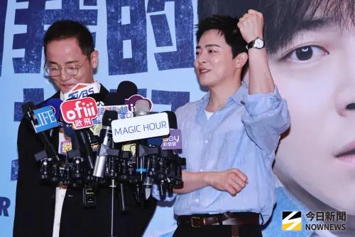 ▲曹政奭跟導演畢鑑盛來台宣傳《我和我的殭屍女兒》。(圖/記者吳翊緁攝) ▲曹政奭跟導演畢鑑盛來台宣傳《我和我的殭屍女兒》。(圖/記者吳翊緁攝)