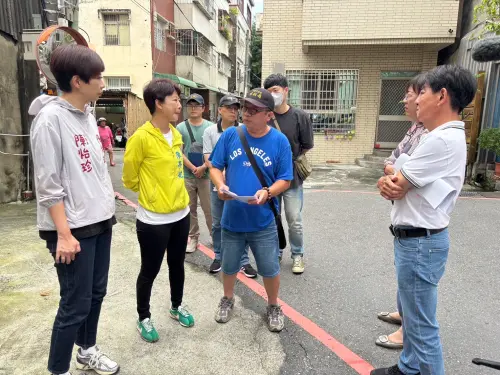 ▲陳亭妃委員在陪同卓院長視察後僅隔幾天便迅速召開會勘，行動力極高。