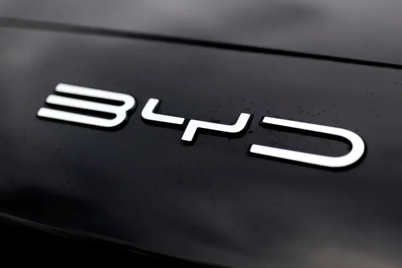 ▲比亞迪（BYD）是中國電動車龍頭。（圖／美聯社／達志影像）