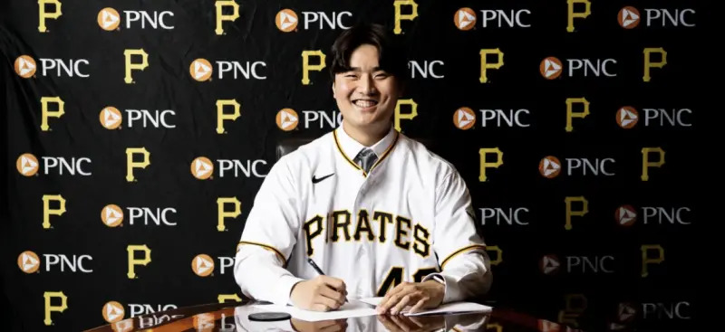 ▲在2023年以75萬美元（約為2200萬台幣）簽約金加盟匹茲堡海盜的南韓投手沈俊錫，在被交易至馬林魚後表現不佳，在今年賽季新人聯盟防禦率高達10.80，在日前遭到釋出。（圖／海盜小聯盟官網）