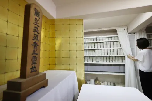 ▲今年7月，日本廣島市首次對外開放原爆罹難者骨灰堂。（圖／美聯社／達志影像）